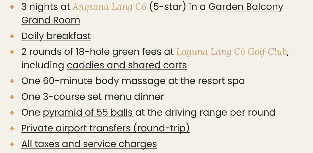 Khám phá Golf Miền Trung Việt Nam cùng Lotus Fairway: Các Gói Nghỉ Dưỡng & Chơi Golf Cao Cấp - Ảnh trích xuất PDF 19